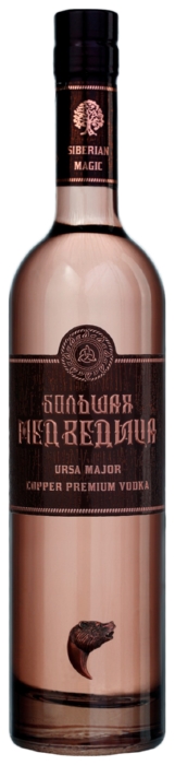 Водка БОЛЬШАЯ МЕДВЕДИЦА Премиум медная 40% ст/б 0.5л