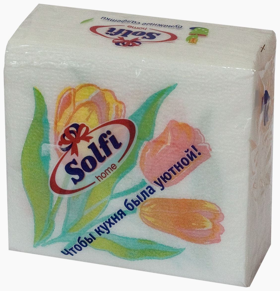 Салфетки СОЛФИ с рисунком 100шт