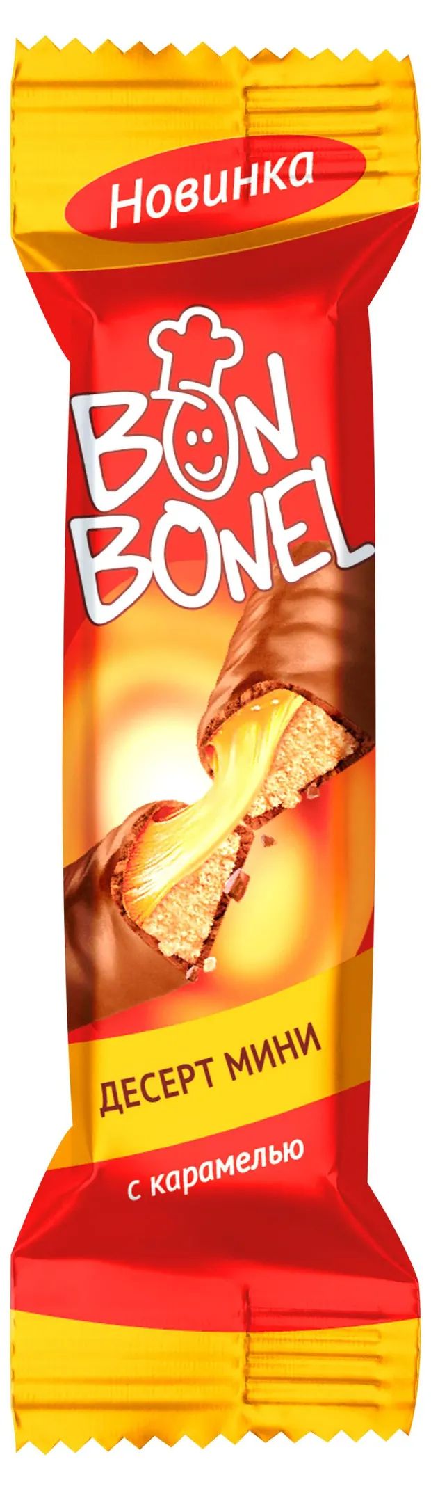Конфеты ЭССЕН Бон Бонель десерт мини с карамелью весовые