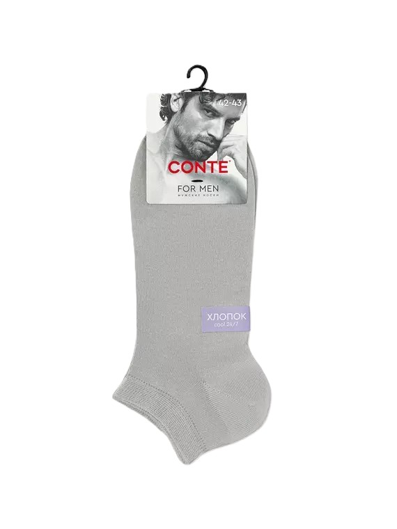 Носки мужские КОНТЕ Дивари Кул серые короткие р.29 арт.24С-158СП