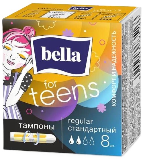 Тампоны БЕЛЛА Тинс регуляр 8шт