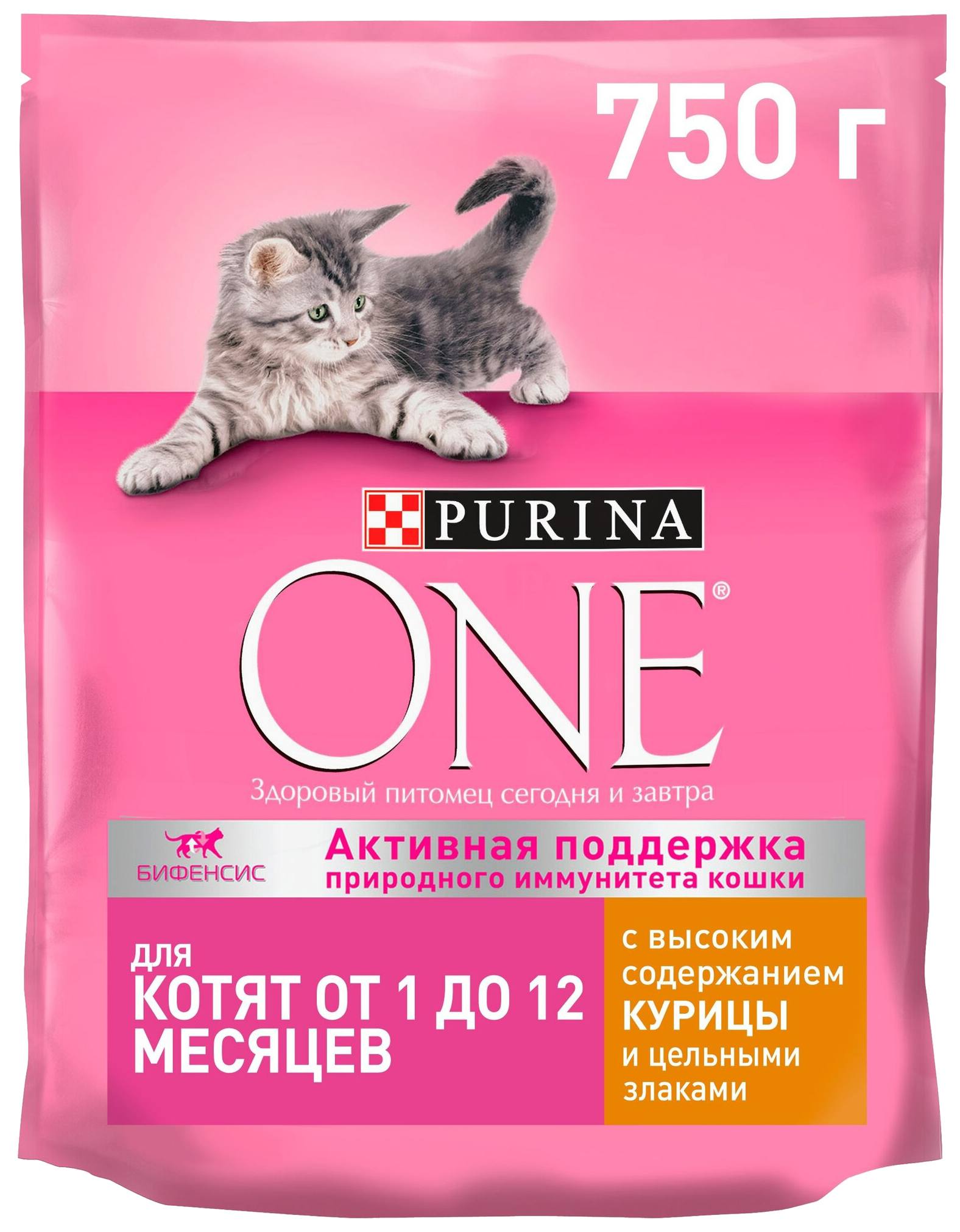 Корм для котят ПУРИНА ВАН с курицей и цельными злаками 200г