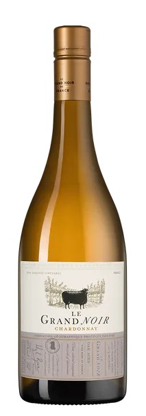 Вино ЛЕ ГРАН НУАР Шардоне белое сух 13.5% ст/б 0.75л