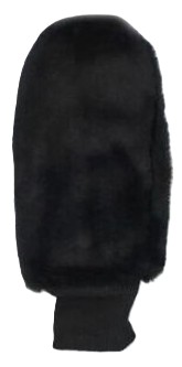 Варежки женские ХОББИ ЛАЙН черные р.7-8 арт.ВЖ 627-01