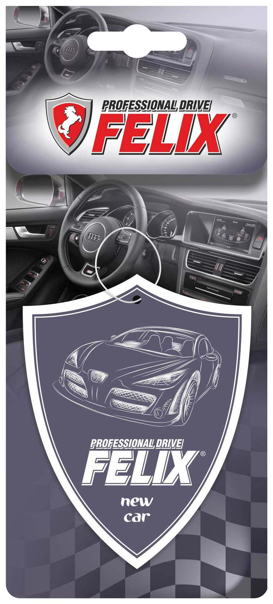 Ароматизатор ФЕЛИКС Салон нового авто бумажный