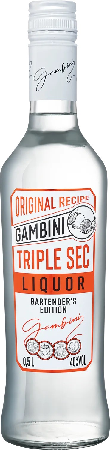 Ликер ГАМБИНИ Трипл Сек 40% ст/б 0.5л