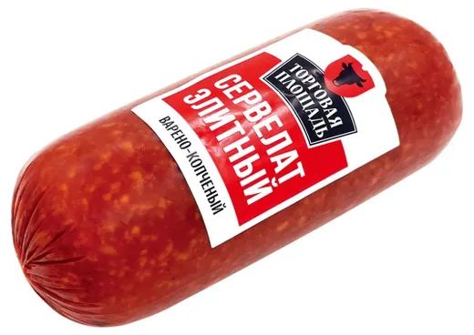 Сервелат ТОРГОВАЯ ПЛОЩАДЬ Элитный в/к в/у 350г