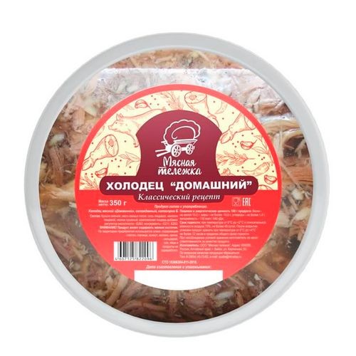 Холодец МЯСНАЯ ТЕЛЕЖКА Домашний 350г