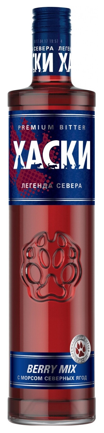 Настойка ХАСКИ Ягодный микс горькая 35-40% ст/б 0.5л