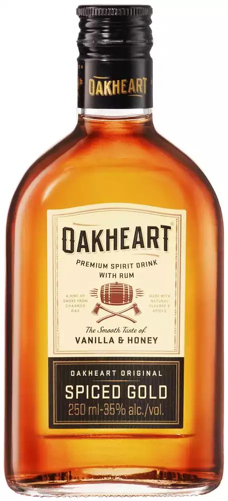Коктейль ОАКХАРТ Ориджинал Спайсд Голд 35% ст/б 0.25л