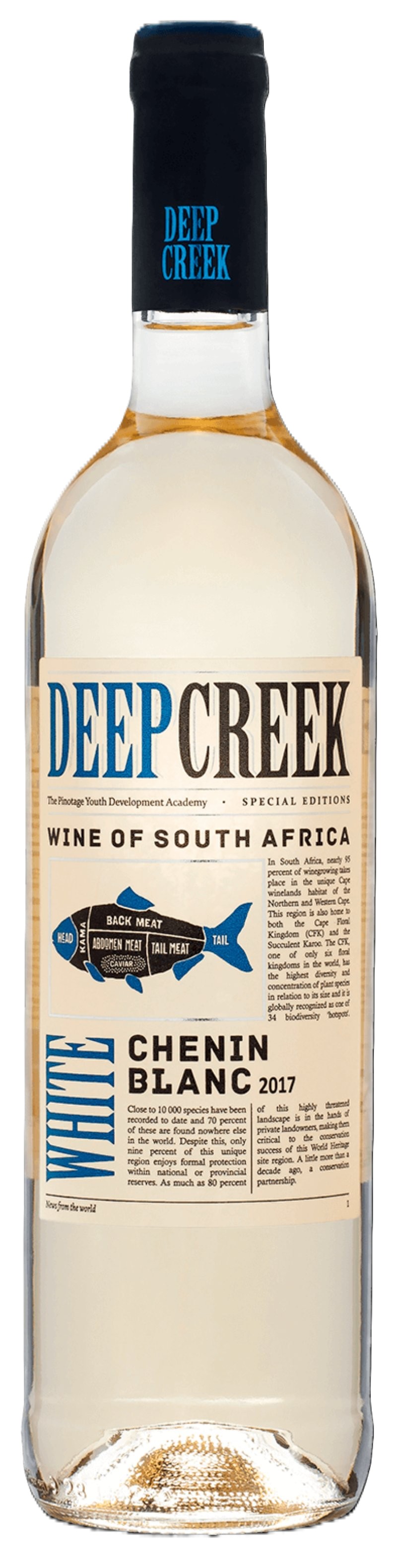 Вино ДИП КРИК Шенен Блан белое сух 12% ст/б 0.75л