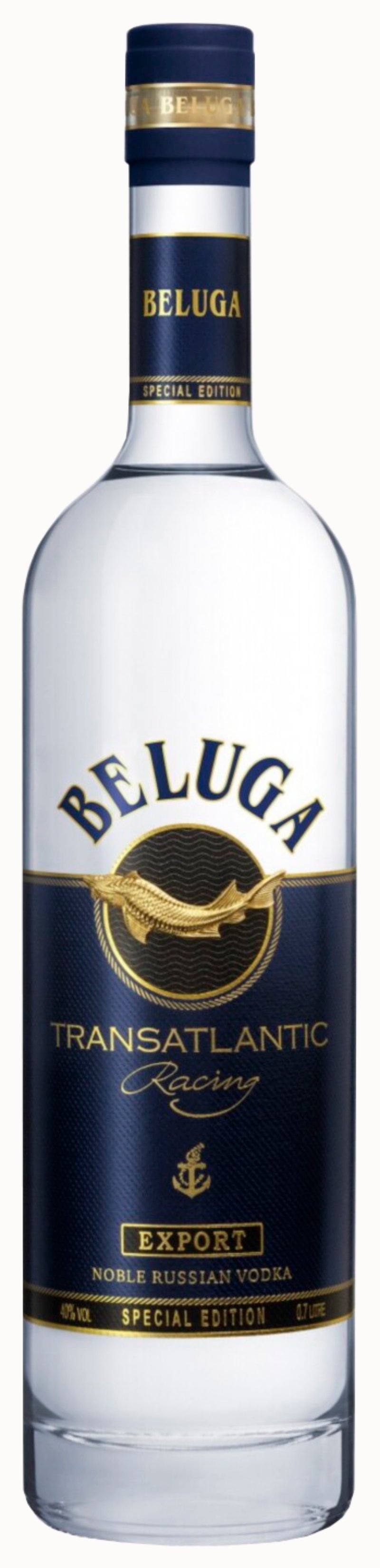 Водка БЕЛУГА Трансатлантик Рейсинг 40% ст/б 0.7л