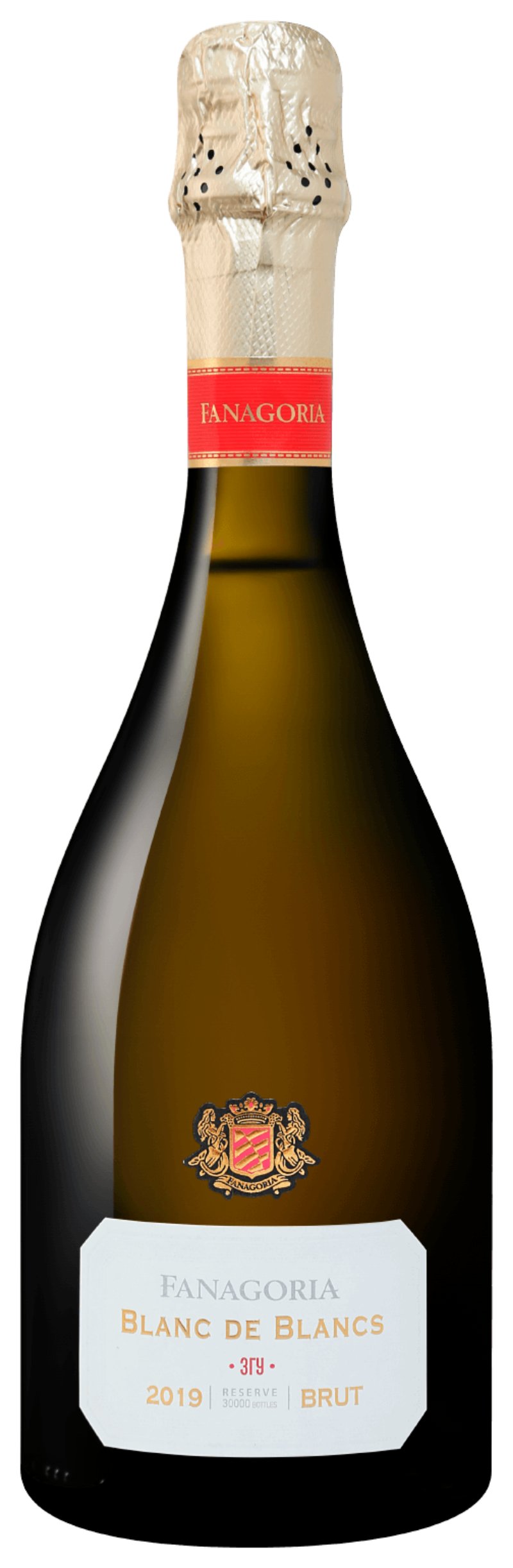 Игристое вино ФАНАГОРИЯ Таманский полуостров белое брют 11-13% ст/б 0.75л