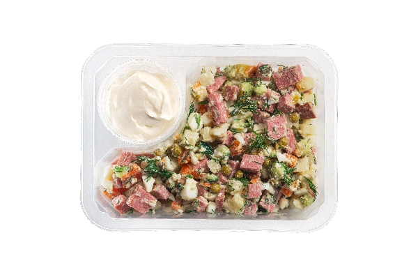 Салат Оливье с колбасой 200г