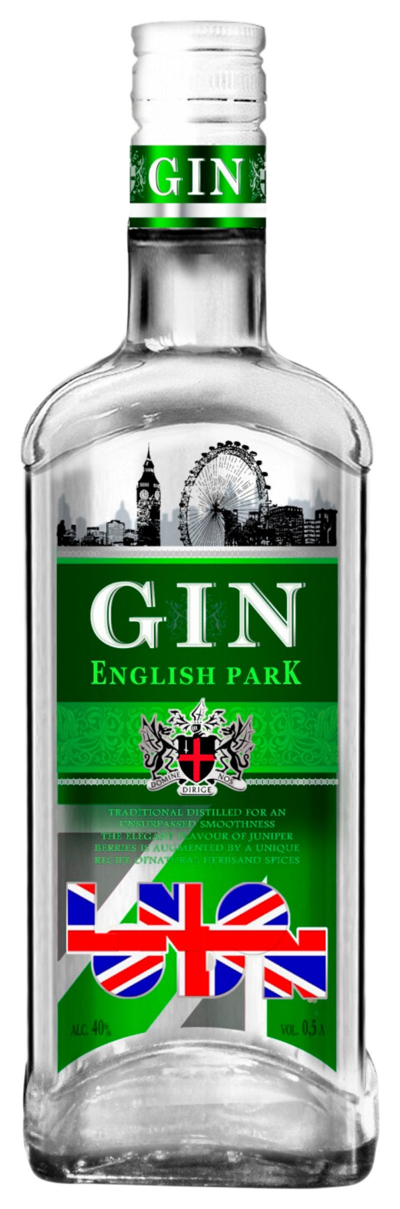 Джин ИНГЛИШ ПАРК 40% ст/б 0.5л