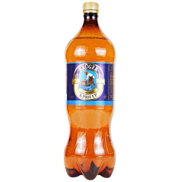 Пиво КРЮГЕР светлое традиционное 4.9% пэт 1.5л