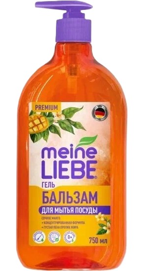 Средство для мытья посуды МАЙН ЛИБЕ Сочное манго 750мл