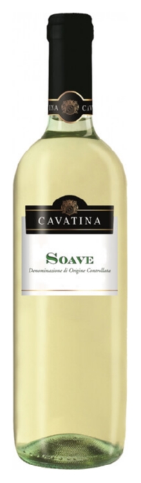 Вино КАВАТИНА Соаве белое сух 11.5% ст/б 0.75л