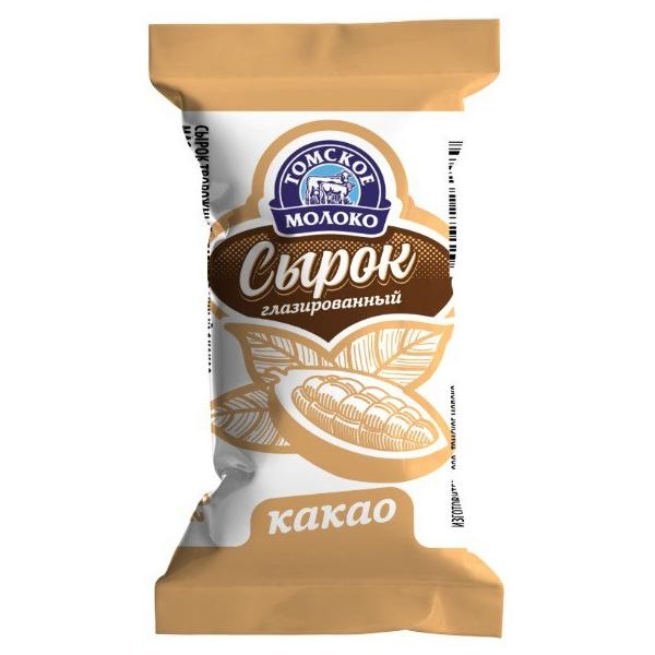 Сырок глазированный ТОМСКОЕ МОЛОКО с какао бзмж 23% 40г