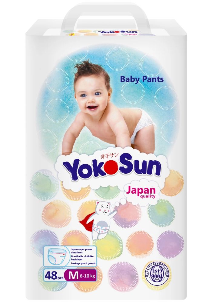 Подгузники-трусики ЙОКОСАН Премиум М 6-10кг 48шт