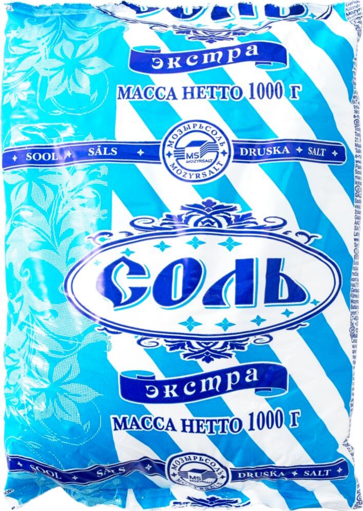 Соль ПОЛЕСЬЕ Экстра м/у 1кг