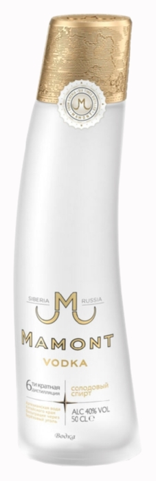 Водка МАМОНТ 40% ст/б 0.5л
