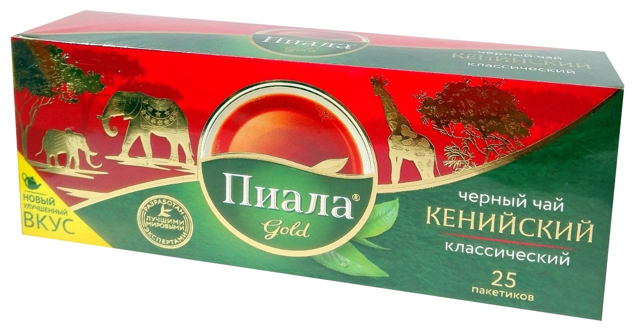Чай ПИАЛА ГОЛД черный 25пак