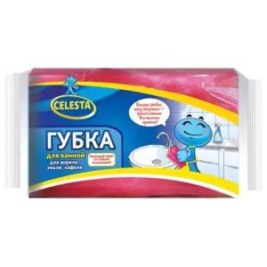 Губка для мытья ванной СЕЛЕСТА 1шт