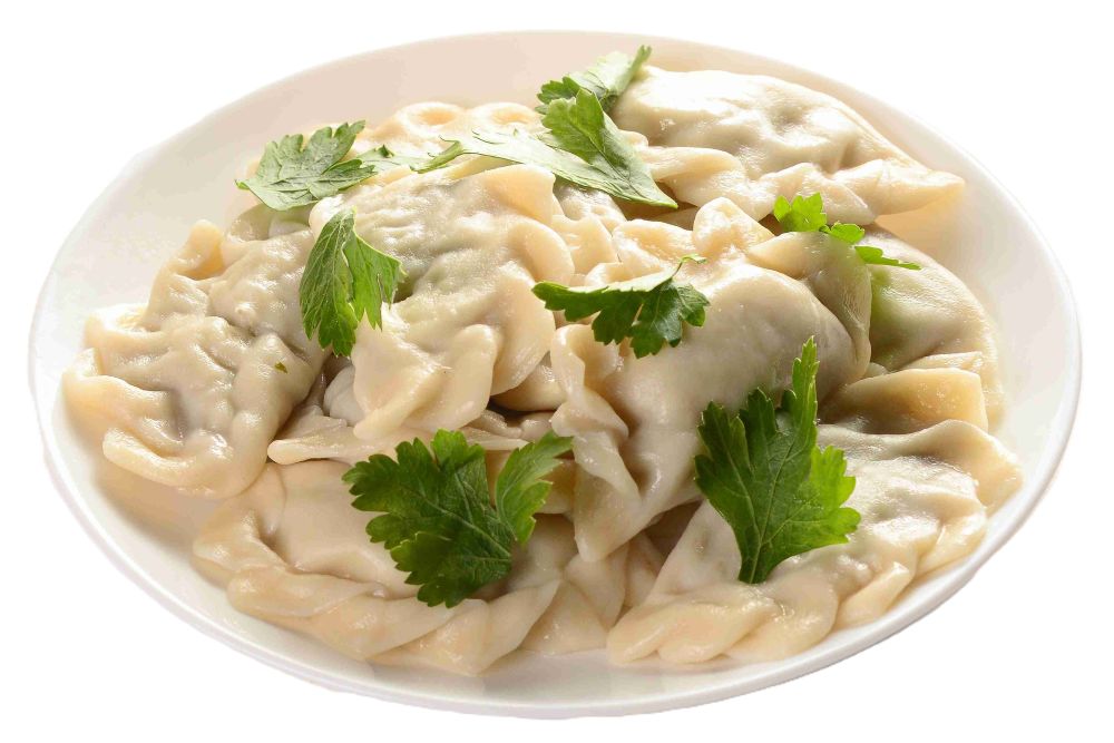 Вареники с картофелем и грибами отварные 290г