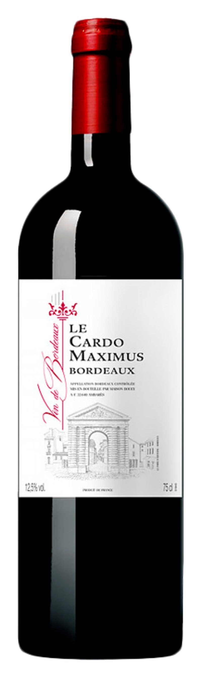 Вино ЛЕ КАРДО Максимус 2014 красное сух 12.5% ст/б 0.75л