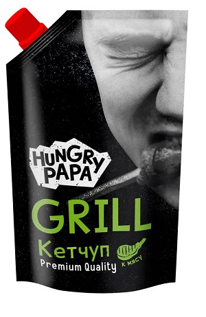 Кетчуп ГОЛОДНЫЙ ПАПА Гриль д/пак 480г