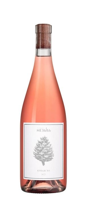 Вино МЕЗЫБЬ Шишка Купаж №5 розовое сух 13.3% ст/б 0.75л