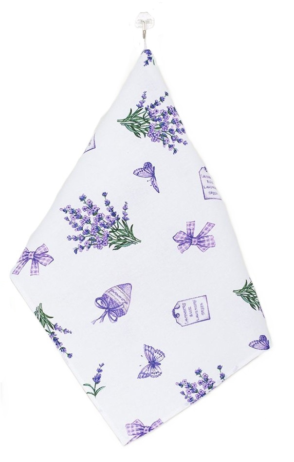 Полотенце рогожка Сиреневая дымка 45*60 арт.529468