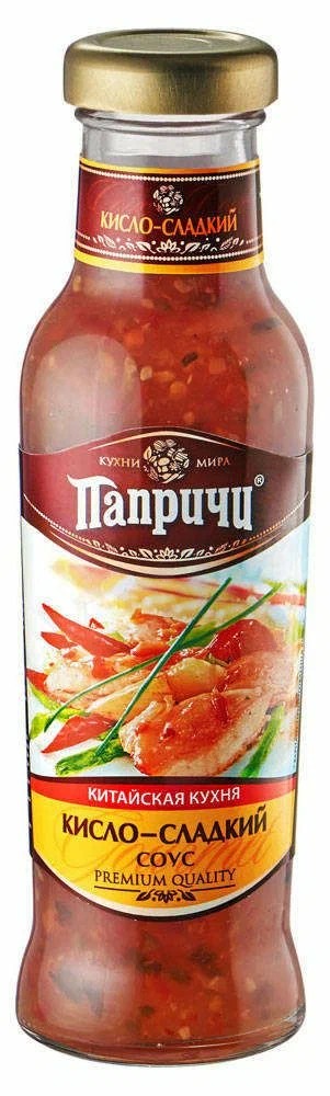 Соус ПАПРИЧИ кисло-сладкий китайская кухня 320г