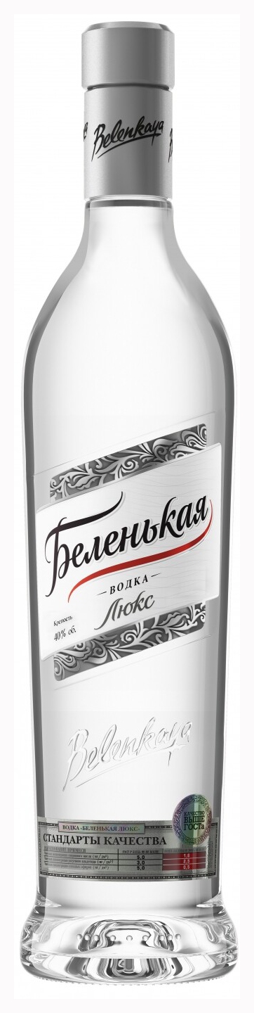 Водка БЕЛЕНЬКАЯ Люкс 40% 1л