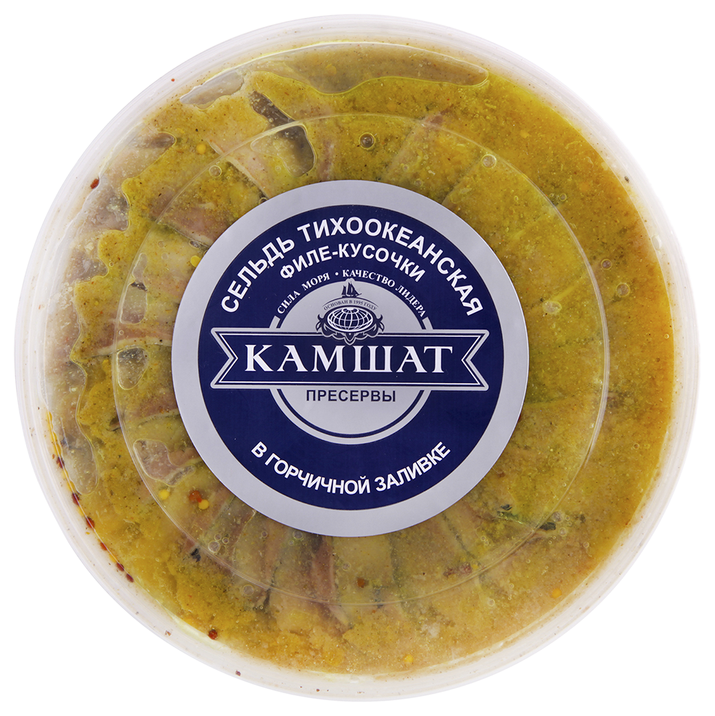 Сельдь КАМШАТ с горчицей 180г