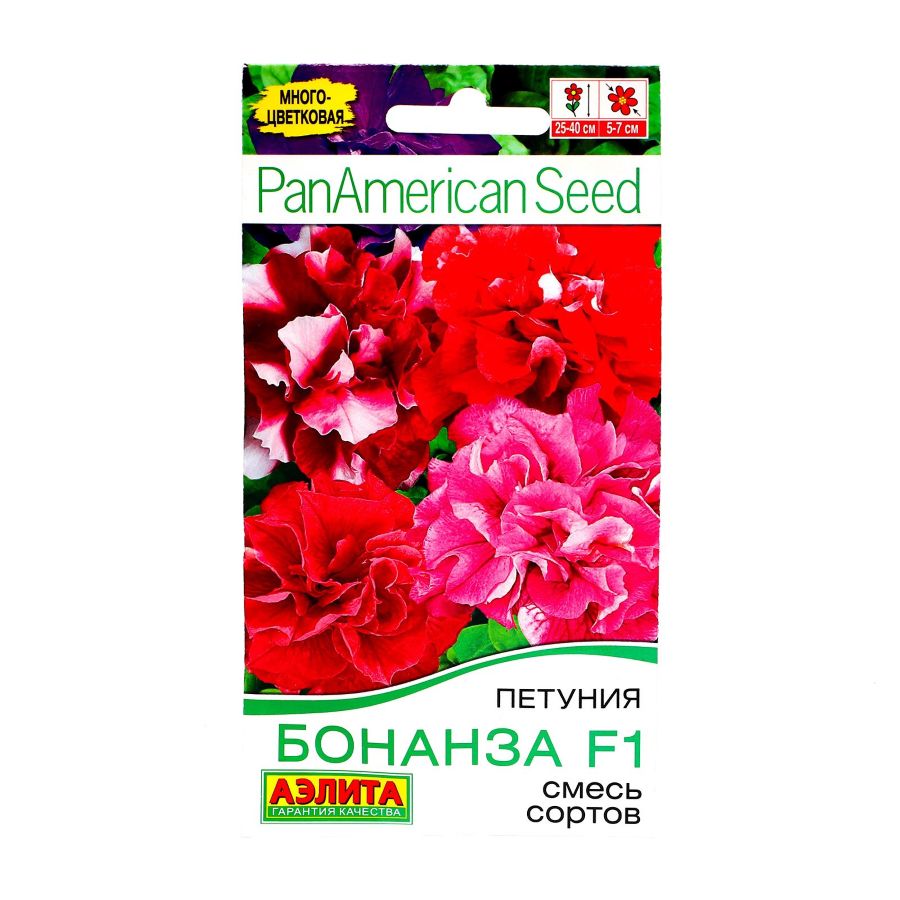 Семена АЭЛИТА Петуния Бонанза махровая смесь 5г