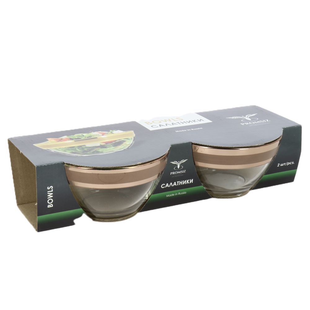 Набор салатников Ампир с узором 2шт арт.536553