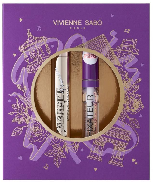 ПН ВИВЬЕН САБО Тушь Кабаре премьер+Гель для бровей ламинатор эффект