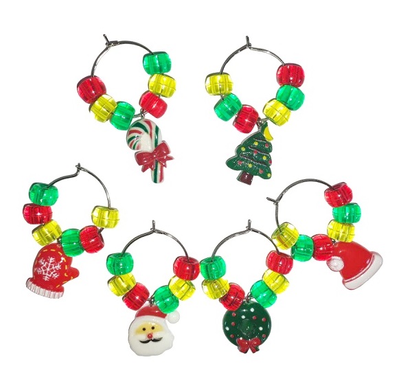 Набор маркеров для бокалов СФЕРА Фигурки 6шт арт.3-0893