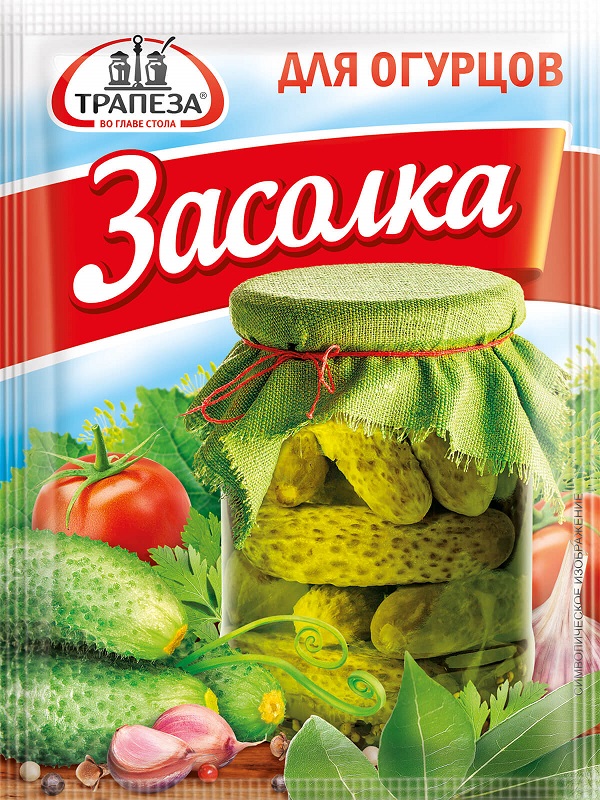 Приправа ТРАПЕЗА для засолки огурцов м/у 30г