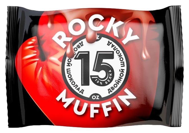 Маффин РОККИ двойной шоколад 55г