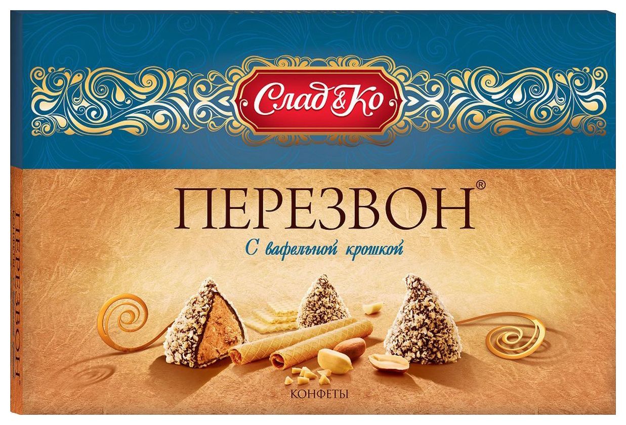 Набор конфет СЛАДКО Перезвон в вафельной крошке 220г