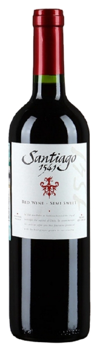 Вино САНТЬЯГО 1541 красное п/сл 12.5% ст/б 0.75л