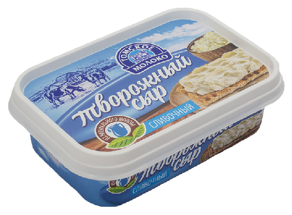 Сыр творожный ТОМСКОЕ МОЛОКО сливочный бзмж 30% 180г