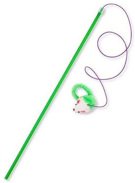 Игрушка для кошки ПЛЕЙ КЭТ Дразнилка удочка мышка