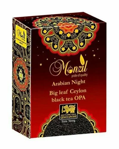 Чай МОНЗИЛ Арабская ночь ОПА черный 100г