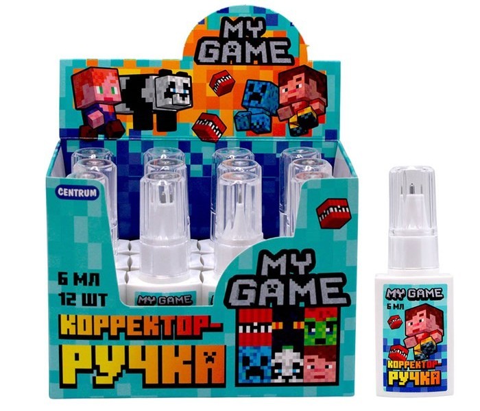 Корректирующая ручка ЦЕНТРУМ Моя игра 6мл арт.77110