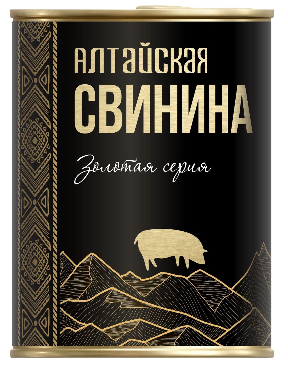 Свинина тушеная СИЛА Алтайская золотая серия ж/б 340г