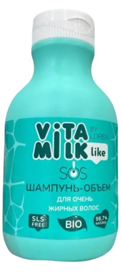 Шампунь ВИТА МИЛК Лайк SOS объем для очень жирных волос 350мл
